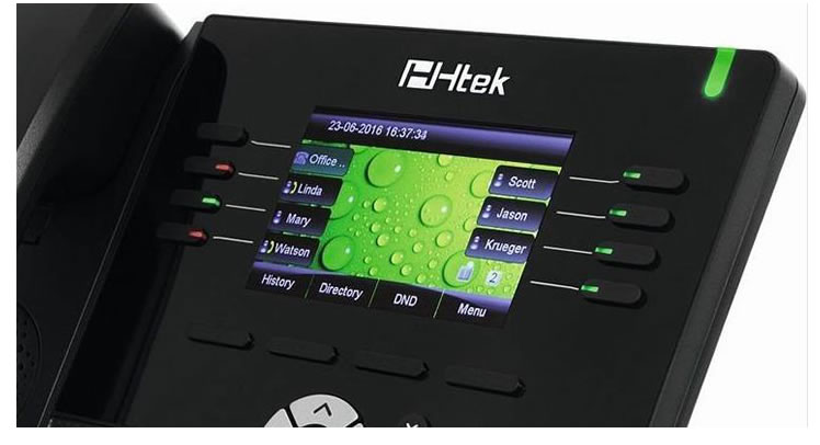 Htek UC924 tasti display Htek uc924 display e tasti blf